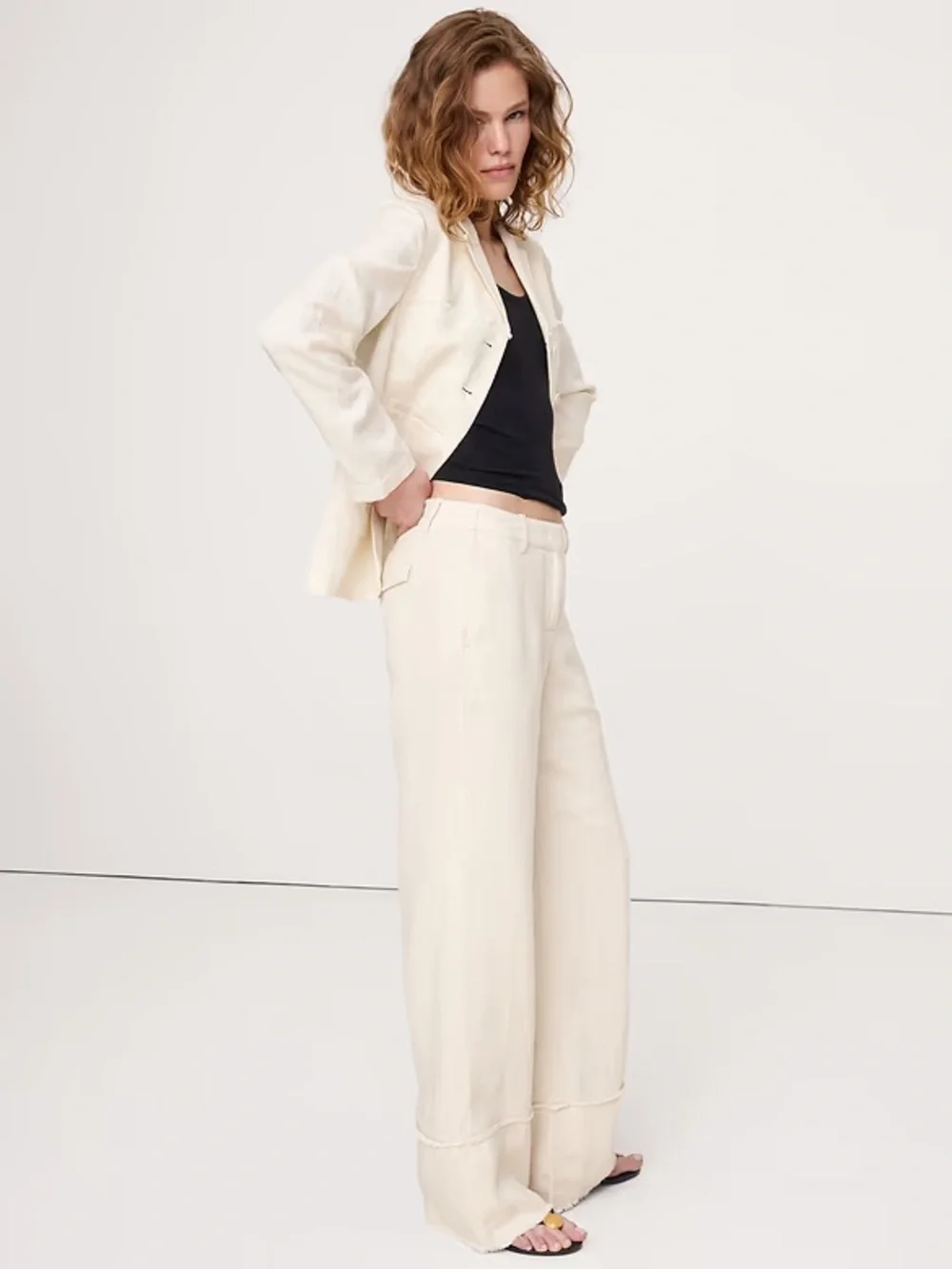 NWT BANANA REPUBLIC LINEN PANTS